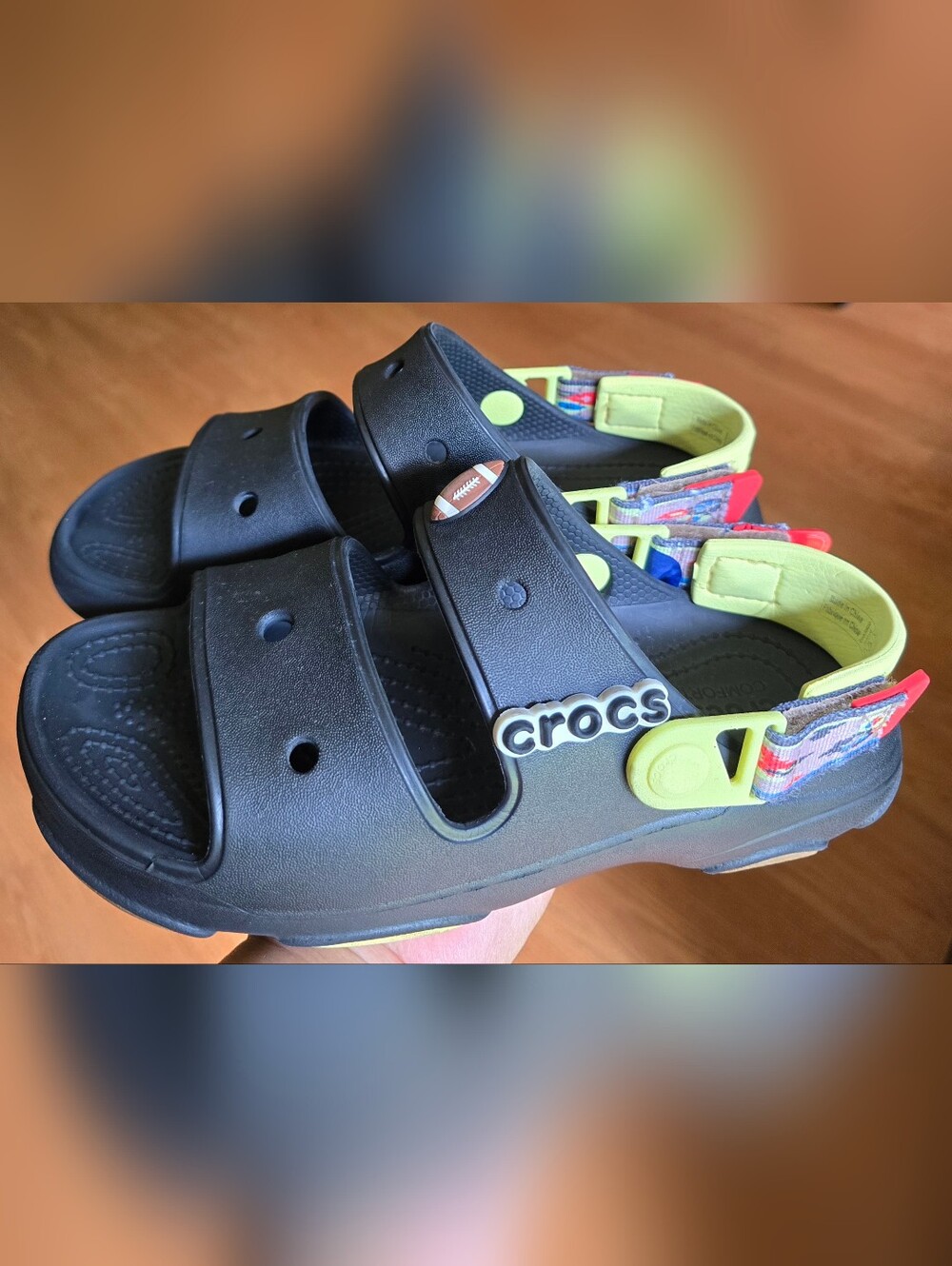Sz 4 Men's/6 Women's CROCS CLASSIC AL-TERRAIN KAT Black